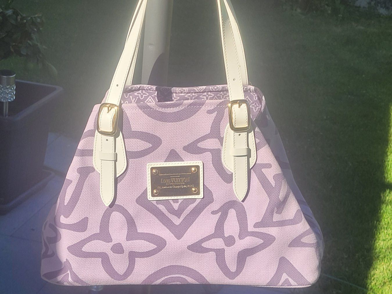 Louis Vuitton Borse da donna: Louis Vuitton Purple Monogram Tahitienne Cabas – Nuovo (secondo la descrizione) da Balsthal venduto da Marche