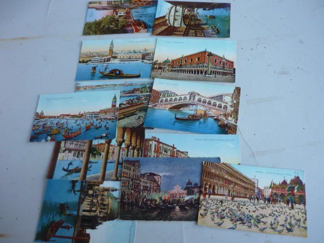 Cartoline postali: Alte Ansichtskarten Postkarten Venedig Konvolut 12 Stück – Usato da Belp venduto da Isuzu