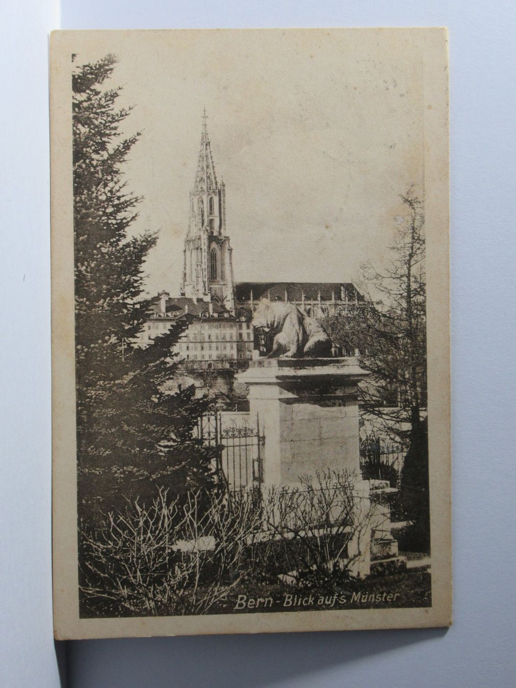 Ansichtskarten: Bern , Blick aufs Münster  , Militärpost – Gebraucht aus Grenchen von Bluemchen1900