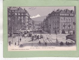 Genève La rue du Mont-Blanc