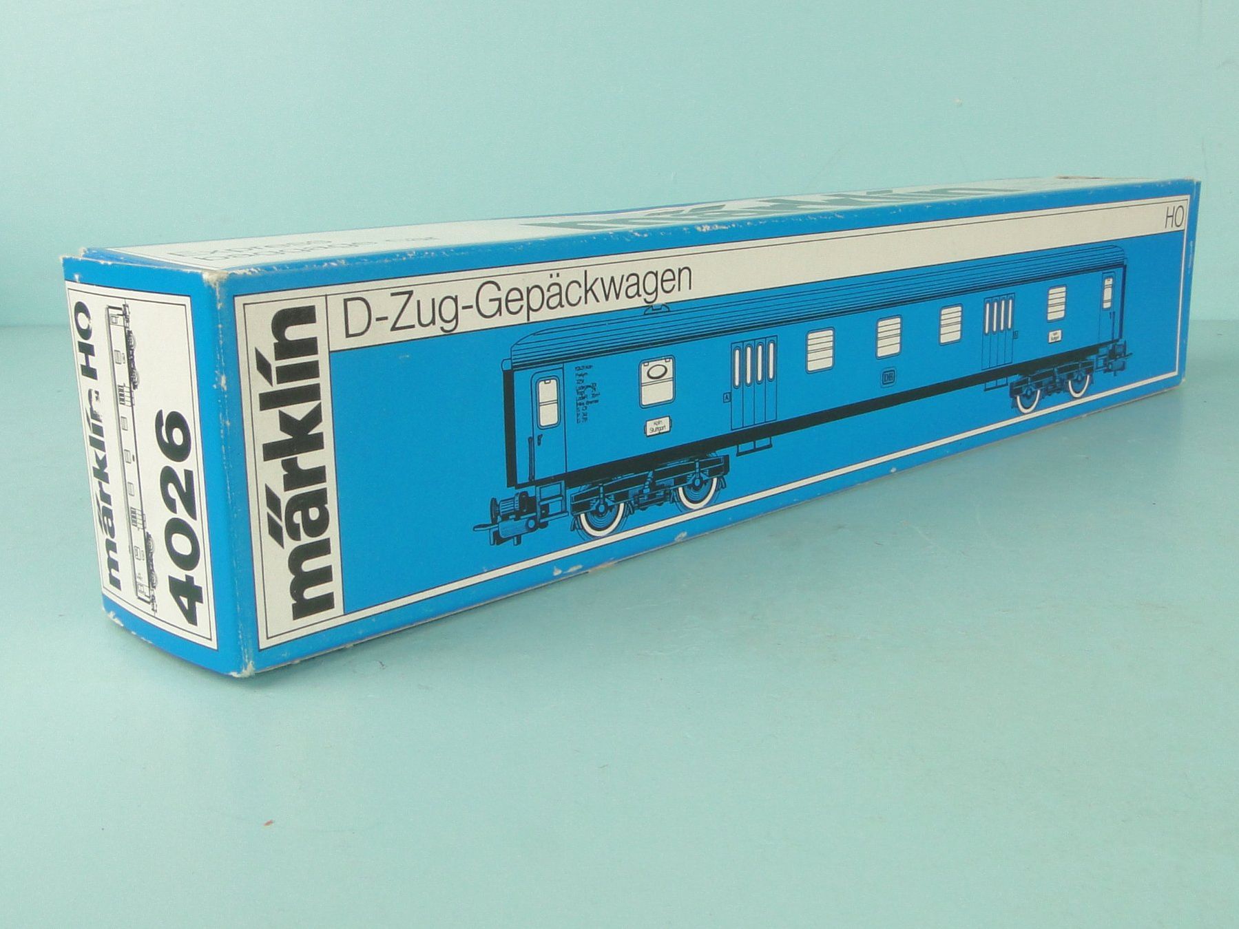 Märklin Modellini di ferrovie: Märklin 4026 DB Gepäckwagen – Usato da Bülach venduto da cann11 1