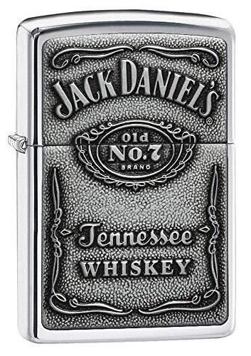 Feuerzeuge: ZIPPO Jack Daniel's Silver – Neu und originalverpackt aus Wängi von elcigarro