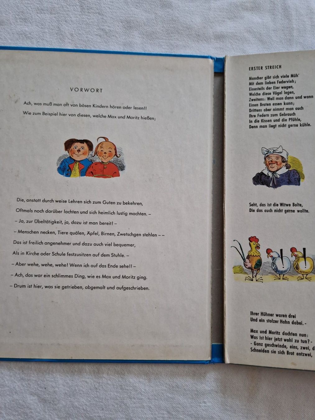 Libri: 2 Kinderbücher Wilhelm Busch Max & Moritz – Usato da Rebstein venduto da Ajs_Toy_Palast_1 2