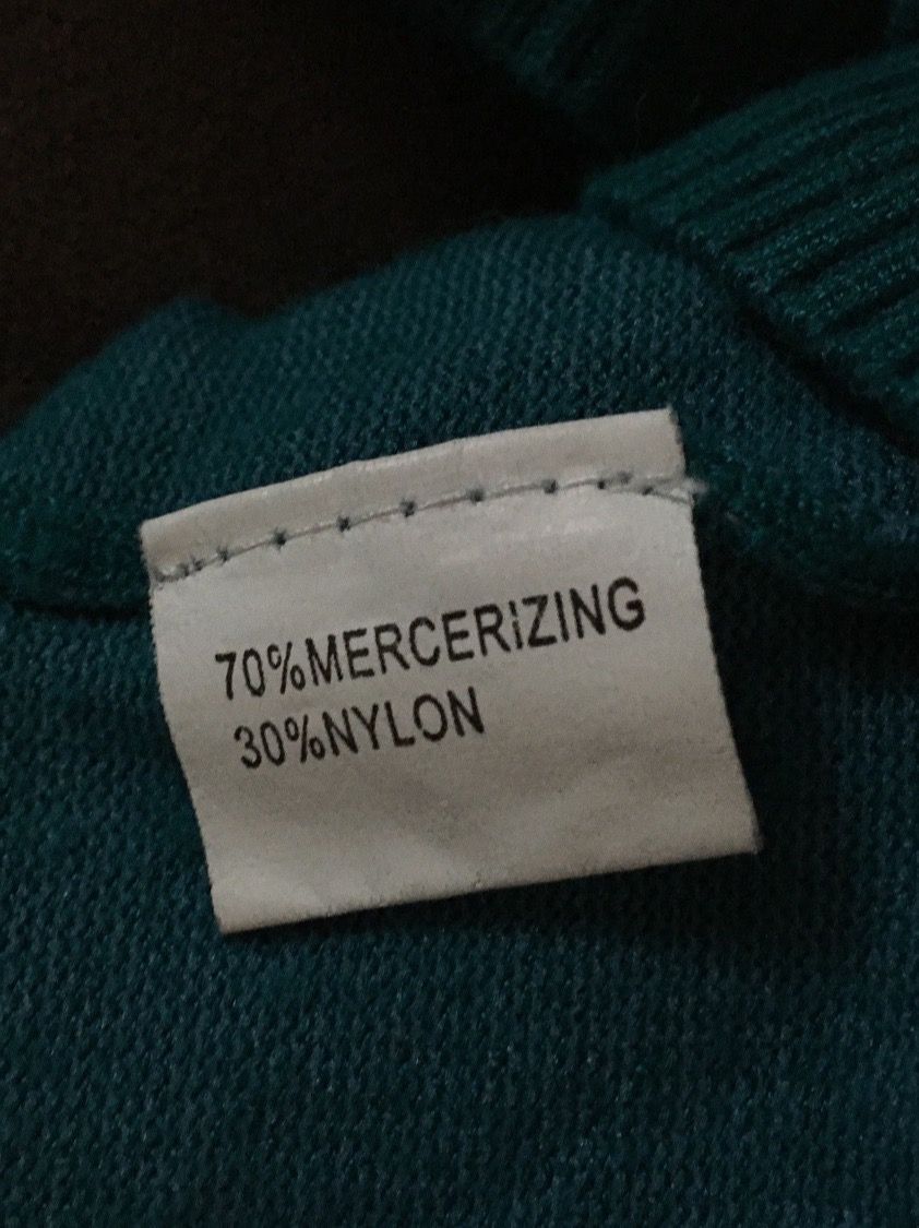 Pullover & Sweatshirts: Mini Robe pull long moulant col roulé vert émeraude coton T1 – Gebraucht aus Genève von Libellule477 5