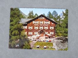 Postkarte Hotel Fafleralp