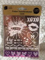 Bastelfreude: 2 Folien Transfersticker Love