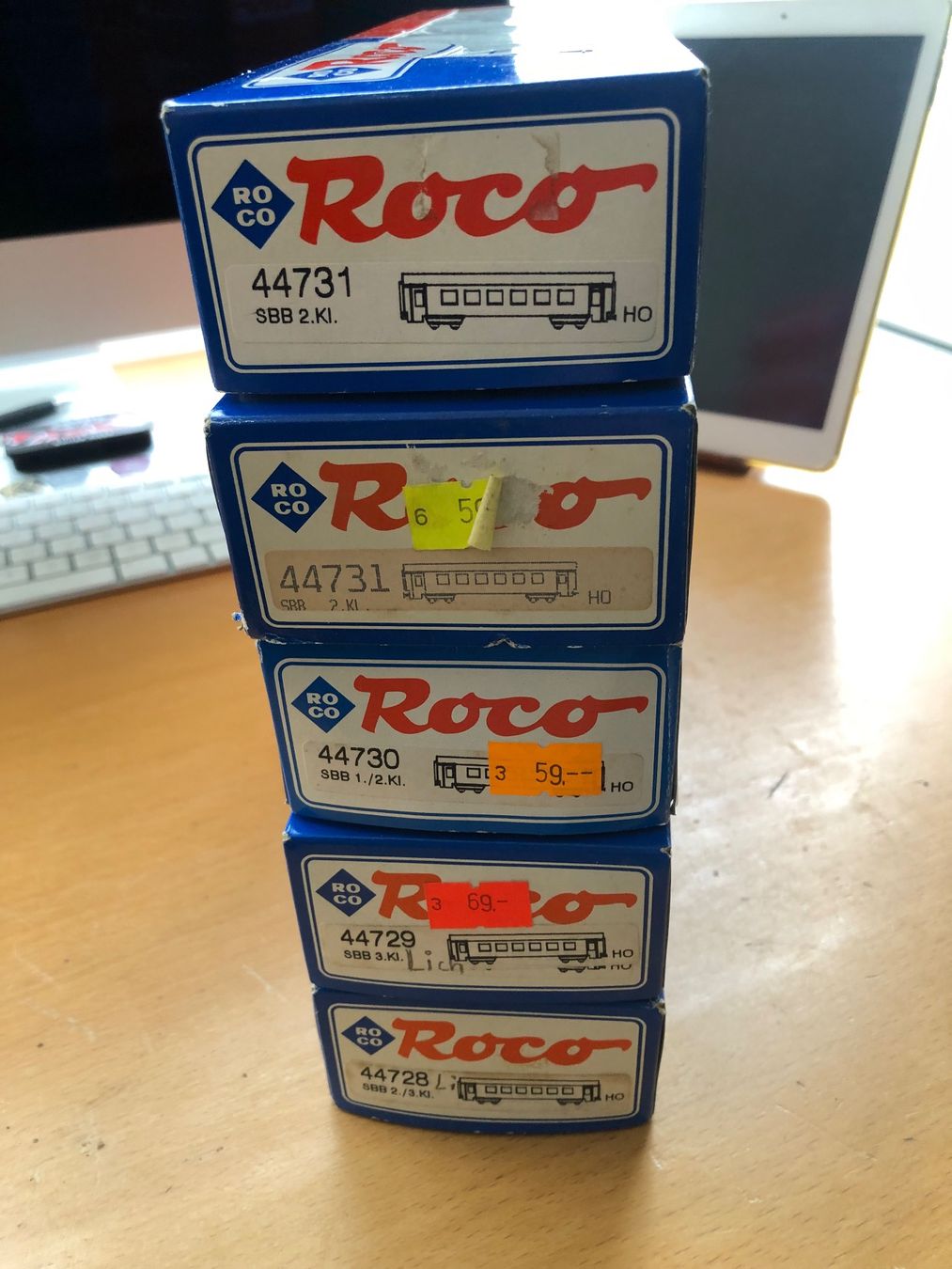 Roco Modellini di ferrovie: Roco 5er Set SBB NEU – Nuovo (secondo la descrizione) da Ostermundigen venduto da Garmin03 4