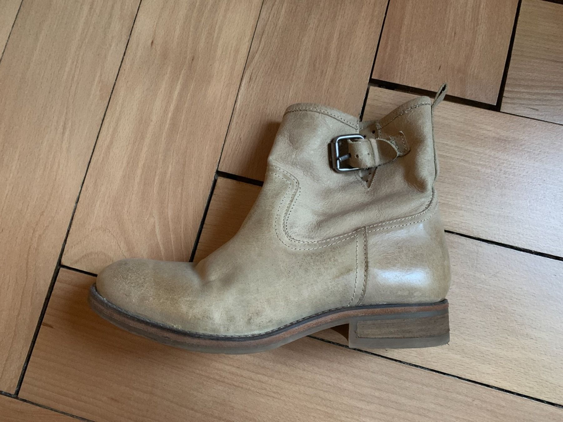 Damenschuhe: KOAH - Leder Stiefelette beige 39 – Gebraucht aus Zürich von Diazaio 3