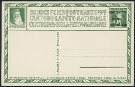 1917 - Pro Patria - Bundesfeierkarte - Entwertet