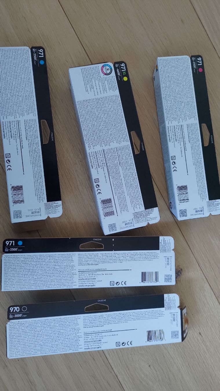 Hewlett Packard Cartucce per stampanti & toner: 5x originale HP 970/971 Druckerpatronen – Nuovo (secondo la descrizione) da Sursee venduto da mar_wvf9 1