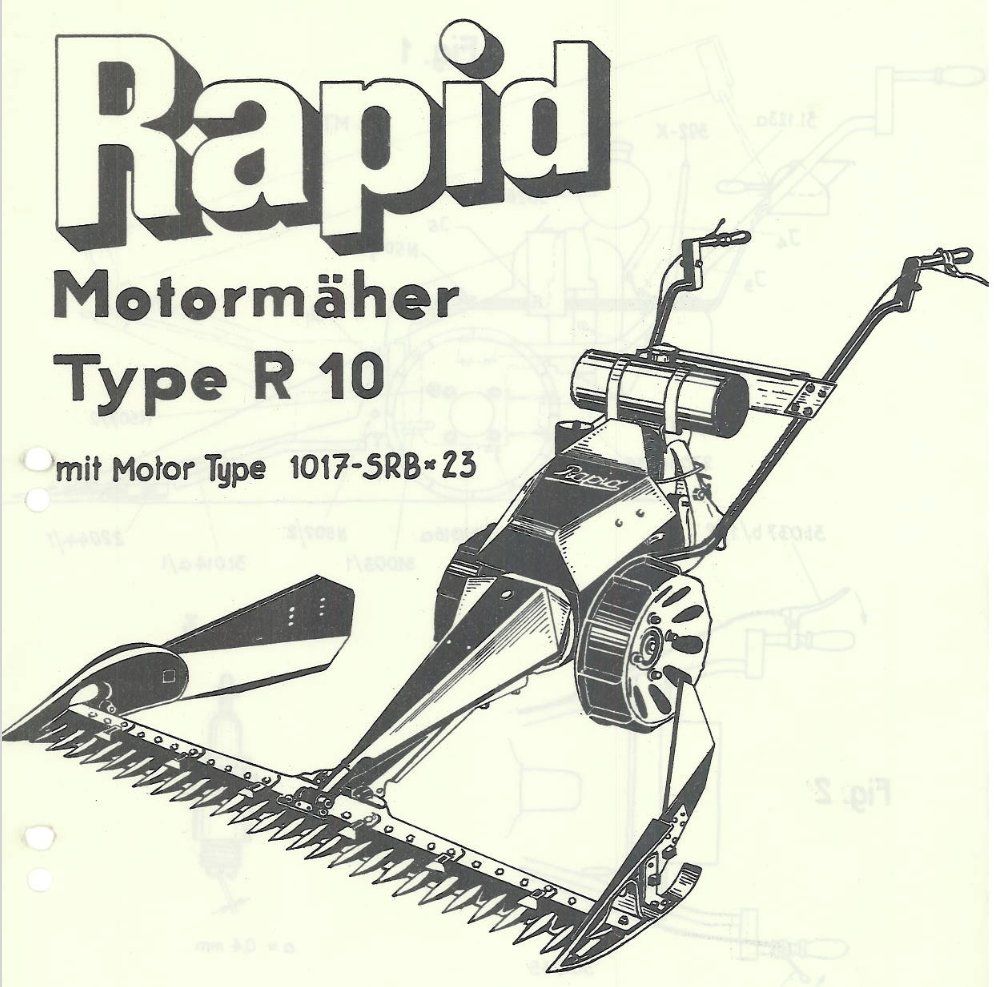 Rapid Tutte le macchine: Rapid R10, vermutlich um 1947 – Difettoso da Grabs venduto da Mooi 1
