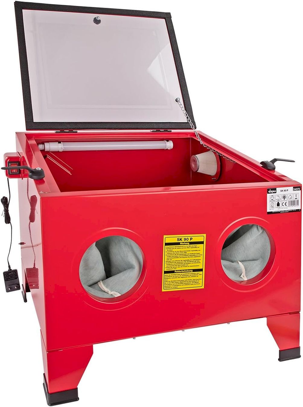 Sandstrahler: Sandstrahlkabine 90 Liter – Neu und originalverpackt aus Bottighofen von zaap 1