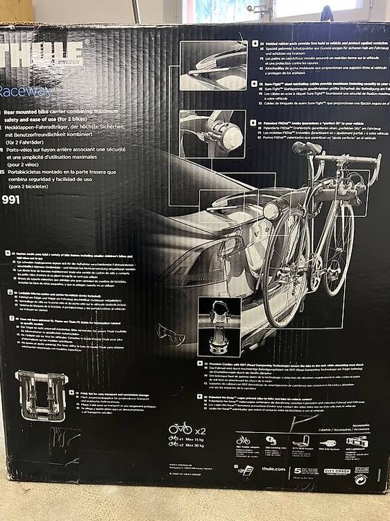 Sangle De Roue Thule THS358 Pour Vélo - Pièce D'origine - Montage Facile