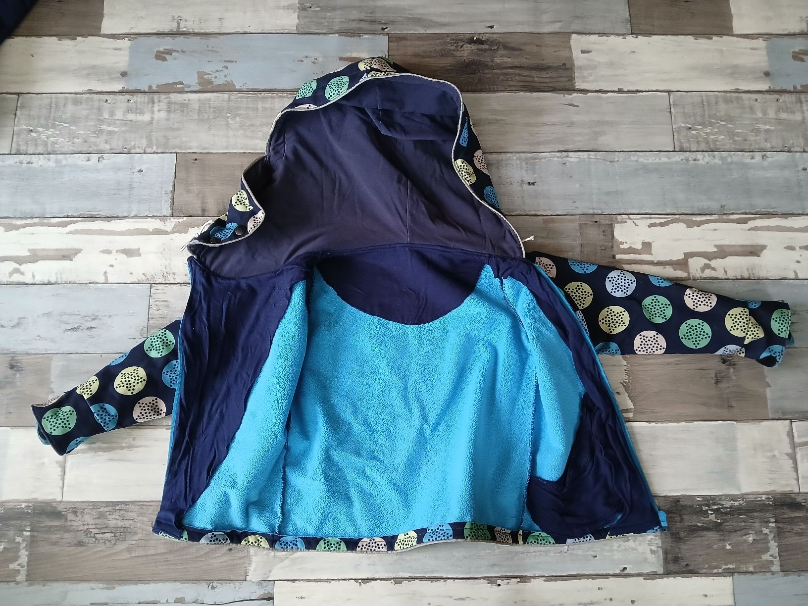 Jacken & Mäntel: 104 Softshell Jacke kaputze selbstgenäht selfmade handmade – Gebraucht aus Sevelen von boutiquenounou 2
