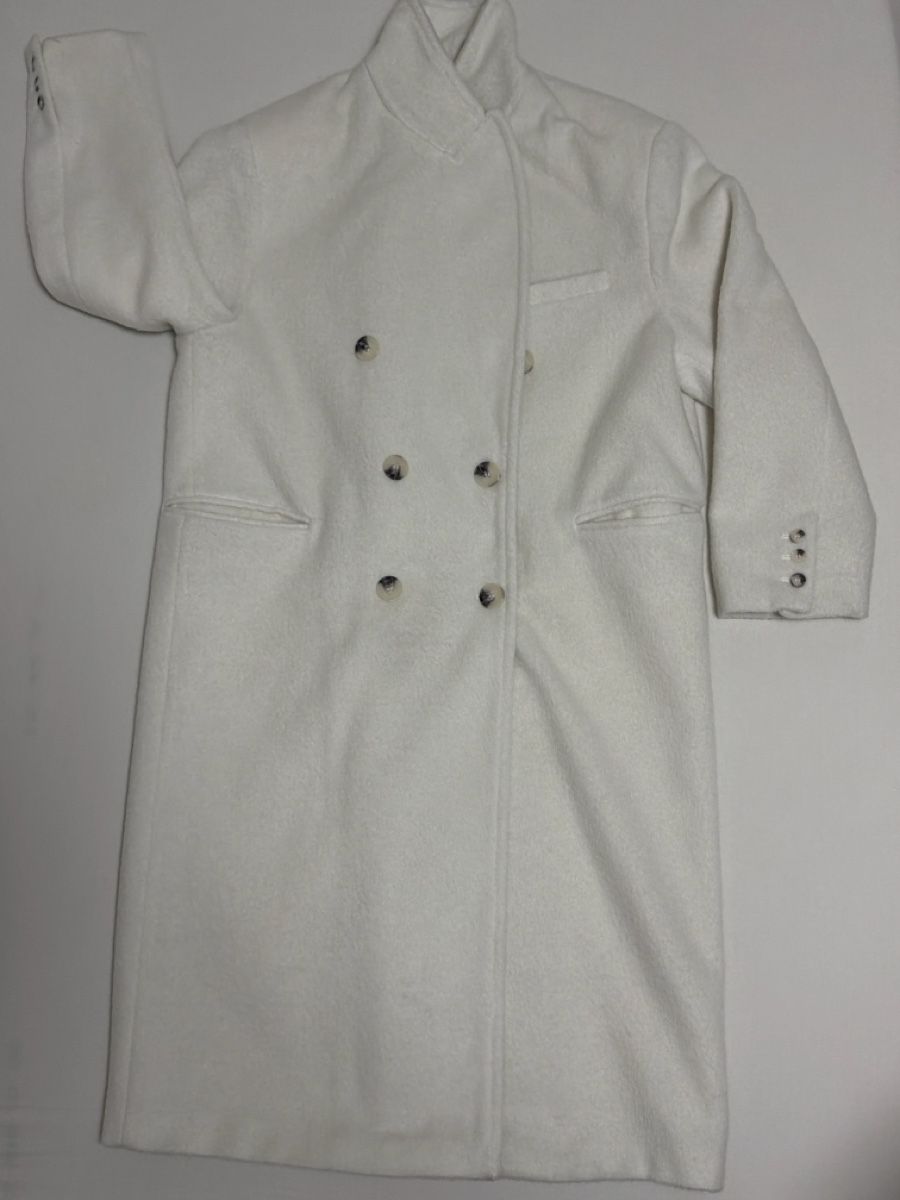 Cappotti: Rita Ora White Double-Breasted Winter Coat, Size M! – Usato da Adliswil venduto da rafabru_ipo