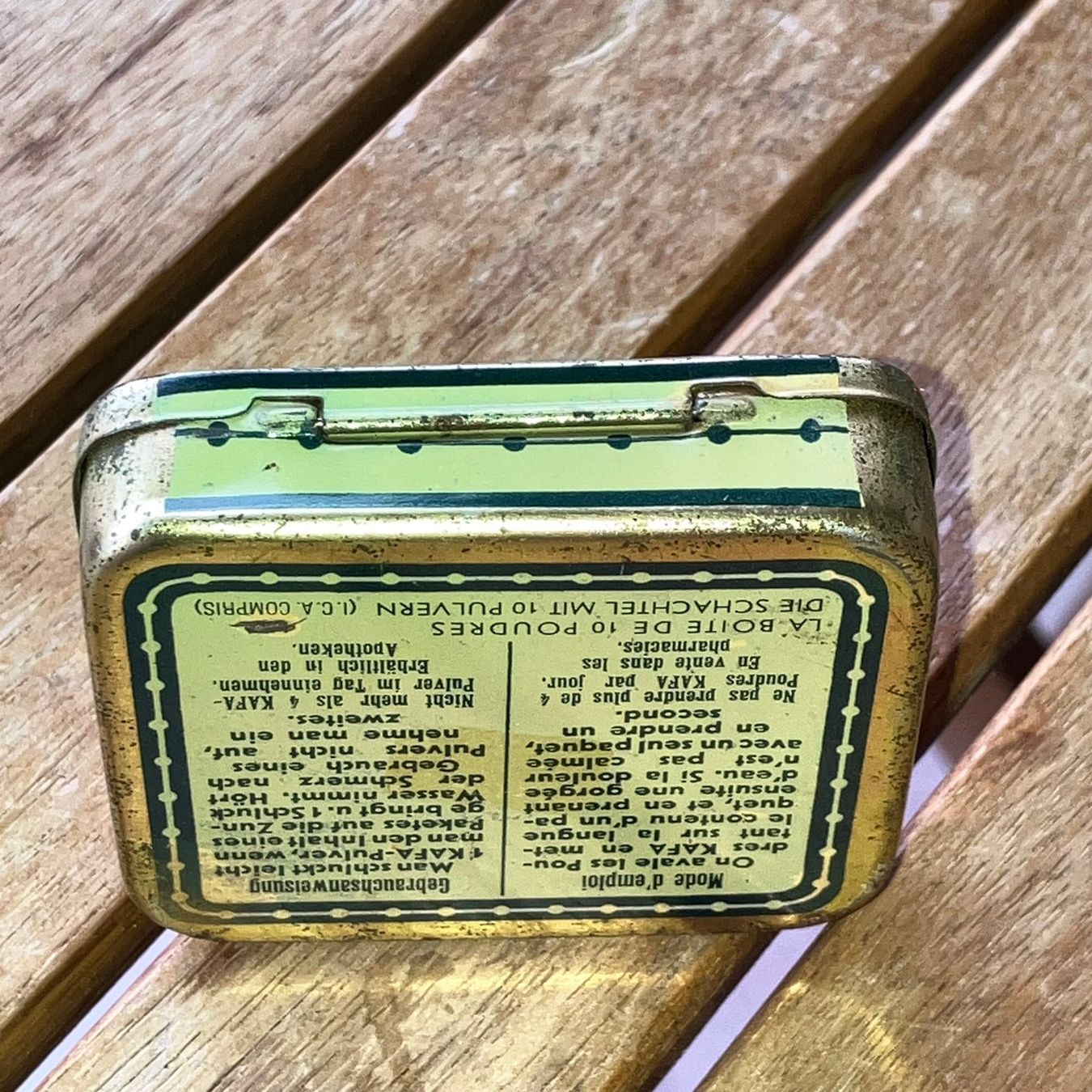 Barattoli: KAFA-Pulver-Blechdose – Usato da Otelfingen venduto da Rettalsch 4
