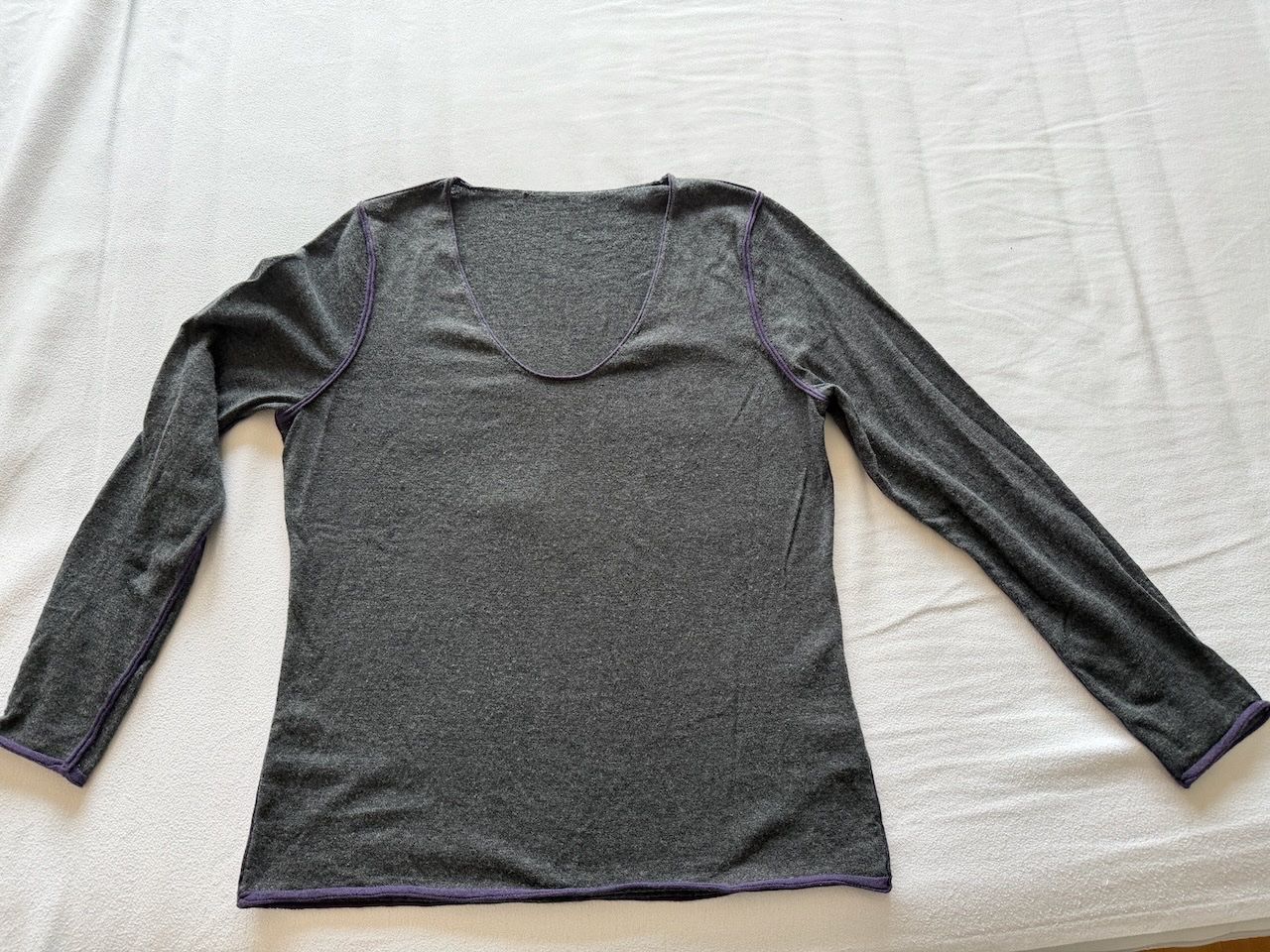 Maglioni & Felpe: Feiner Woll-Seidenpullover anthrazit, edel! Gr. M – Usato da Winterthur venduto da ing_pd8f 1