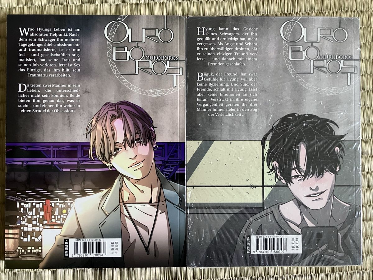 Fumetti: BL Manga 18+ Ouroboros 1-2 – Usato da Zürich venduto da Datura 1