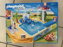 Playmobil Summer Fun Pool 5433 mit Zubehör gebraucht