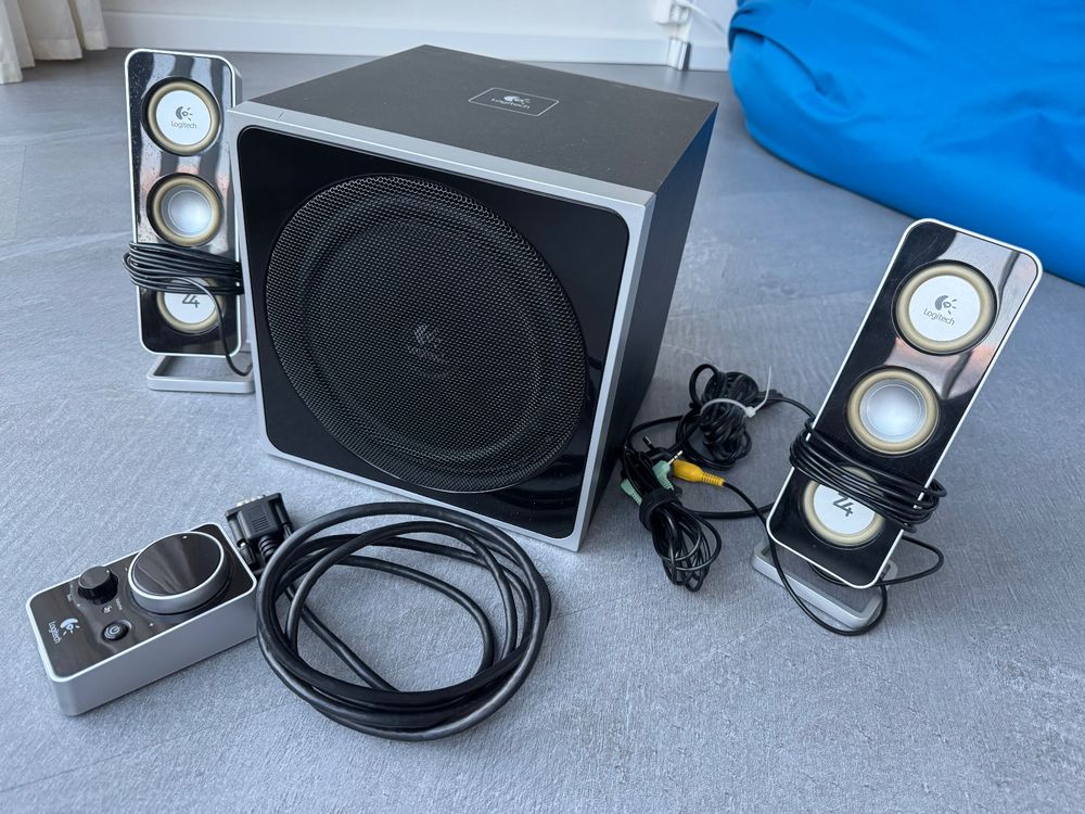 Logitech Z4 Soundsystem - Super Sound für dein Zuhause! (Gebraucht) in ...