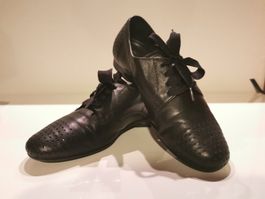 Semler Schnürschuhe mit Luftpolster, schwarz, Gr. 4 / G+