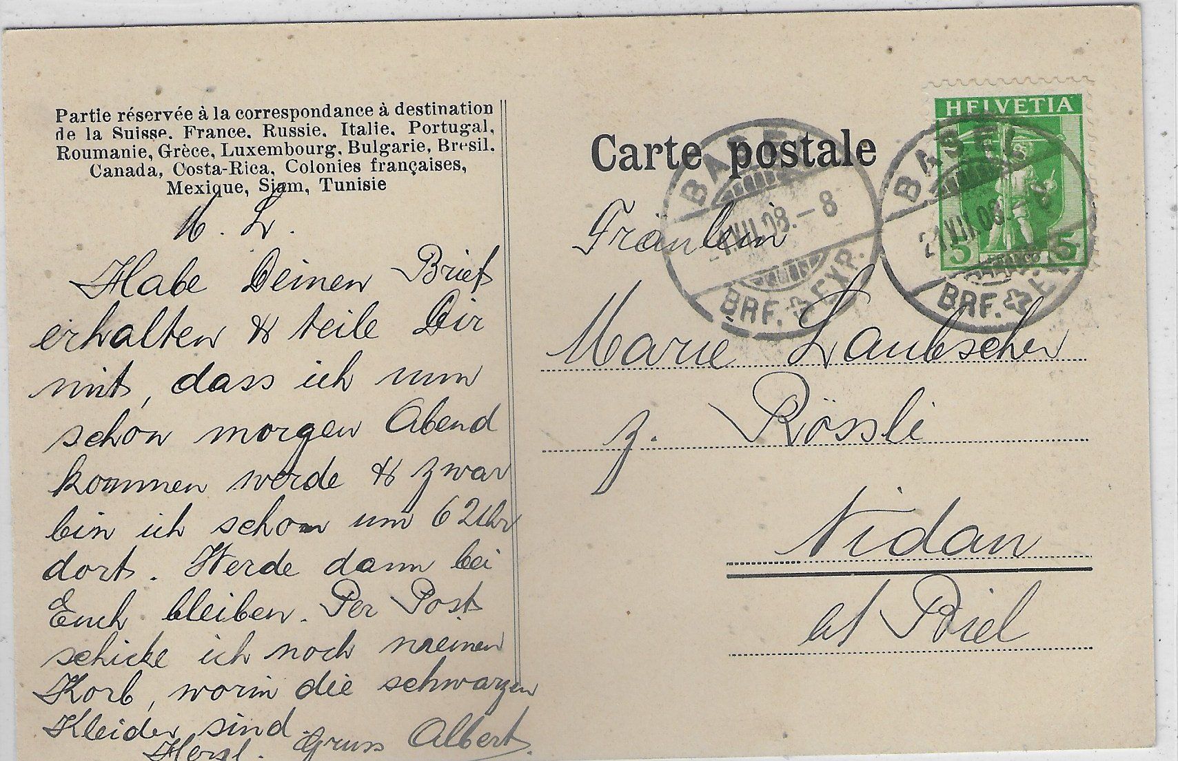 Cartoline postali: Basel - St. Josephskirche – Usato da Ettingen venduto da Kartenplanet 1