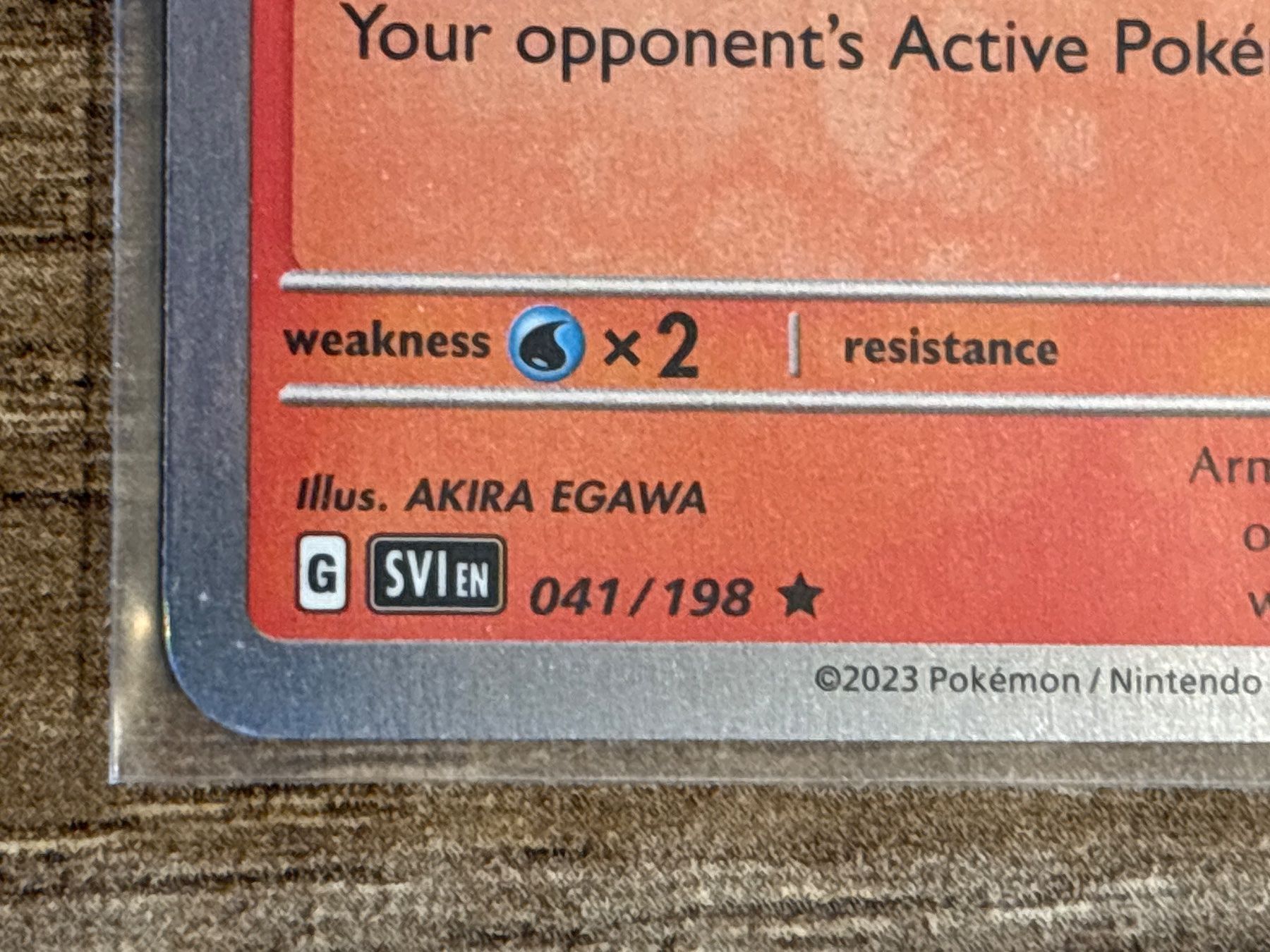 Pokémon Sammelbilder & Trading cards: Armarouge SVI EN NM – Neu (gemäss Beschreibung) aus Frutigen von swissTCGworld 1