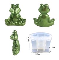 Giessform Silikonform Tiere Frosch Yoga