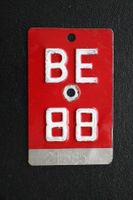 Nummernschild BE 88
