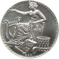 Schweiz Medaille 125 Musikgeschelschaft Mühlrüti