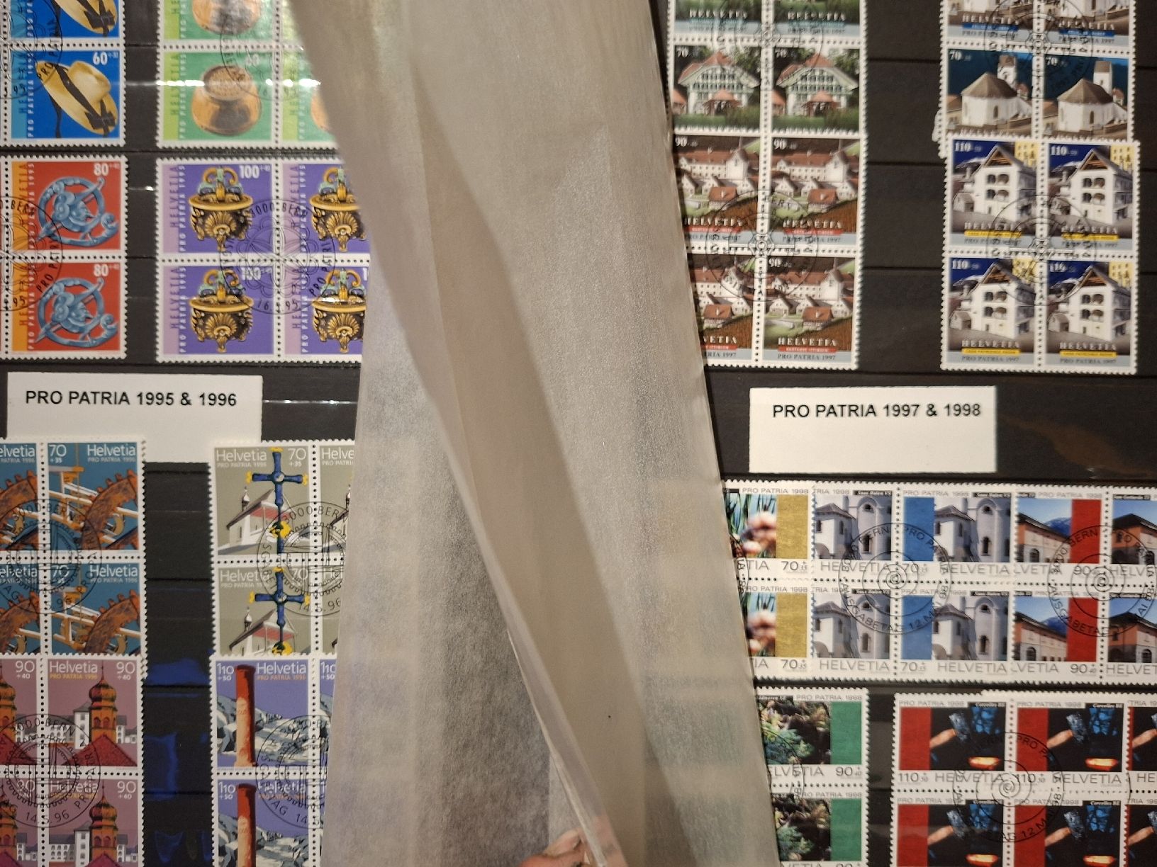 Alle Briefmarken: Sammlung 4er Blocks PP / PJ / Werbemarken – Gebraucht aus Balgach von SIMEON27 2
