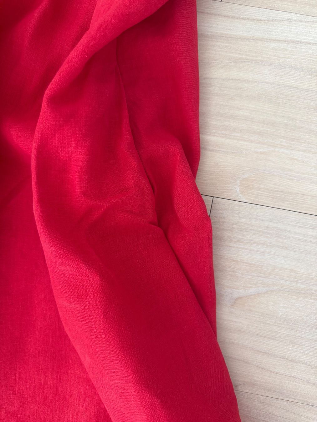 Vestiti: Kleid in Leinen rot Grösse M – Usato da Zollikon venduto da dorean 6