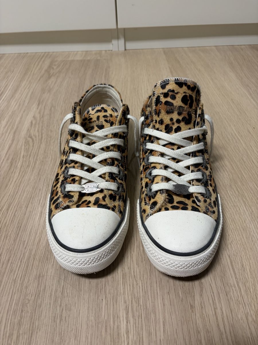 Herrenschuhe: Leopard print leather converse lookalike – Neu (gemäss Beschreibung) aus Kaltbrunn von wardrobe.sale 1