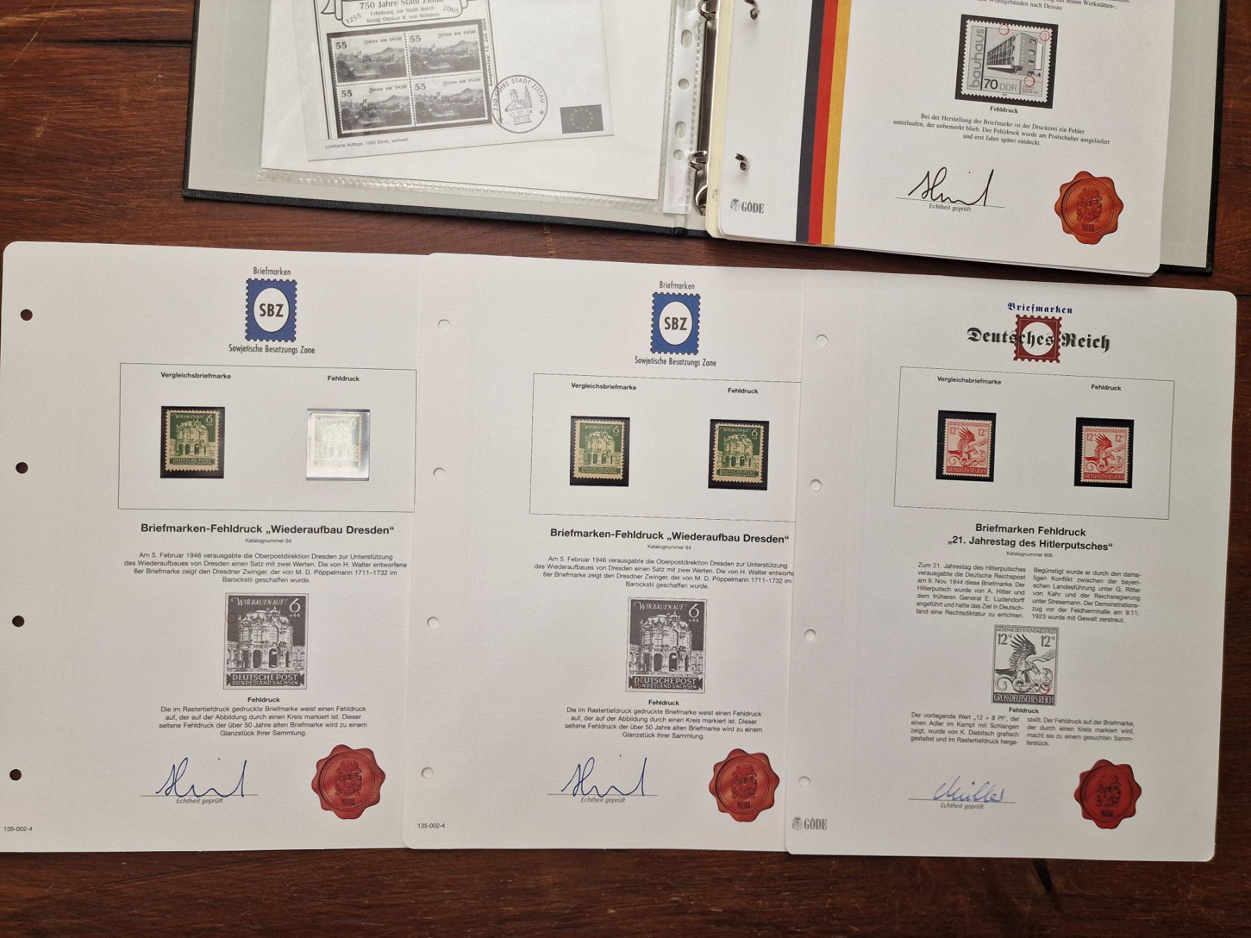 Tous les timbres: FEHLDRUCKE DDR & BRD 1986-2000 mit Nummerierung – D'occasion à Aesch LU par briefmarken.uray 5