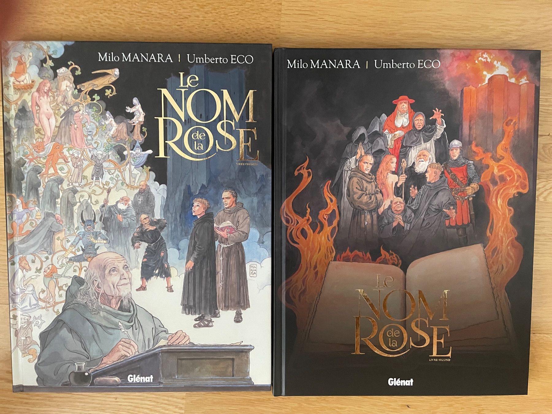 Fumetti: LE NOM DE LA ROSE, de Milo Manara – Nuovo (secondo la descrizione) da Stäfa venduto da Franquin