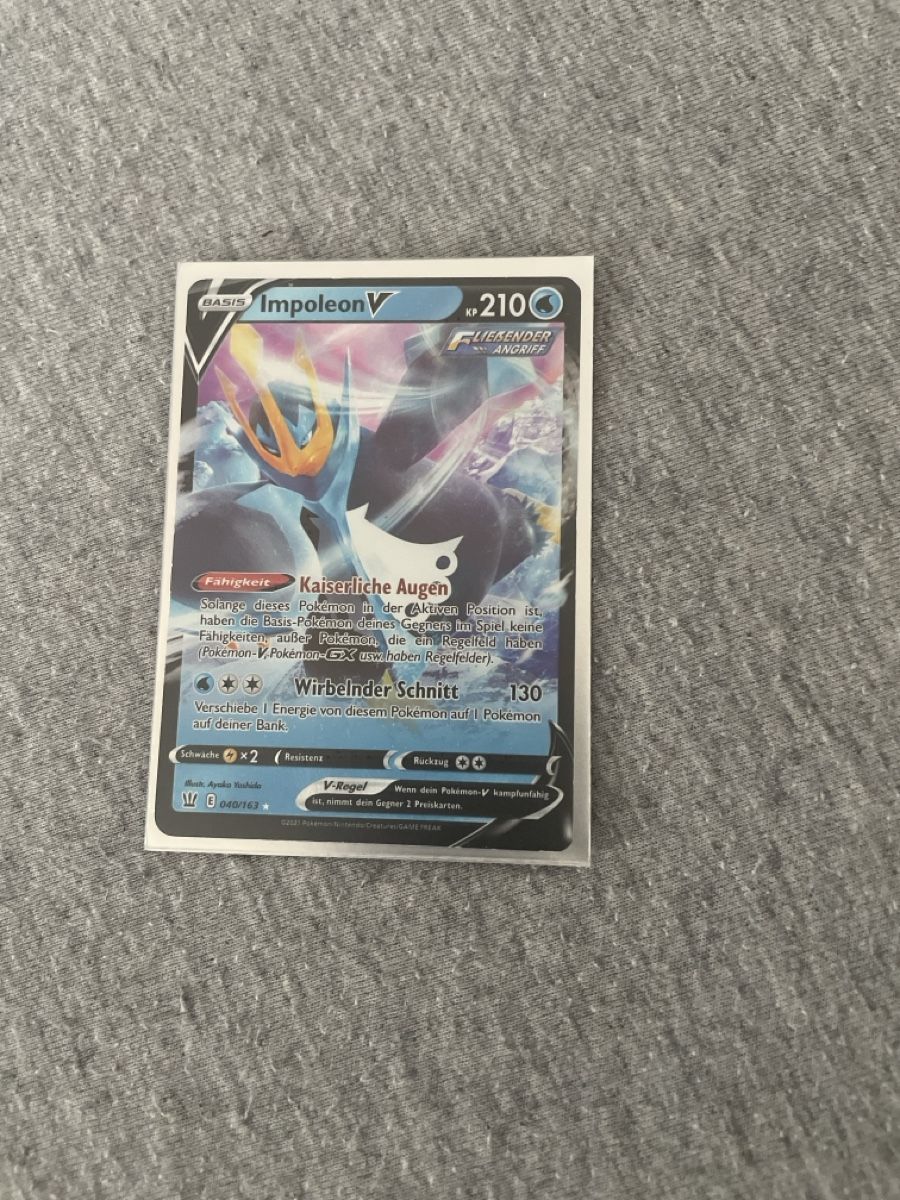 Pokémon Sammelbilder & Trading cards: Impoleon V Kampfstile – Neu (gemäss Beschreibung) aus Flawil von Duft-Alchemist