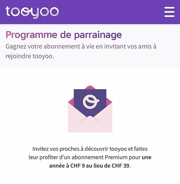 Giochi: Code parrainage Tooyoo à donner – Usato da La Sarraz venduto da Misster