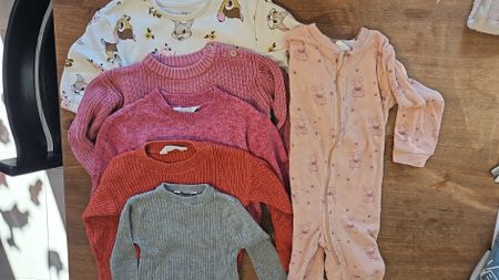 Kinder Kleidung Set Pullover und Strampler 86