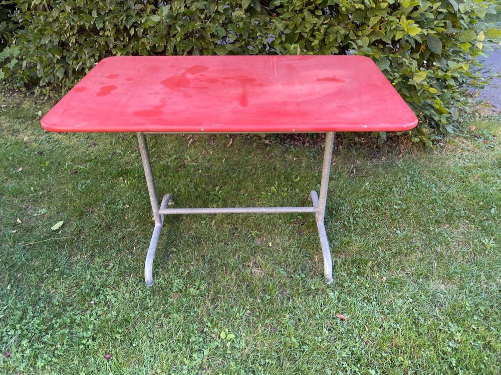 Gartentisch Metalltisch ( Schaffner) Vintage Kaufen auf Ricardo