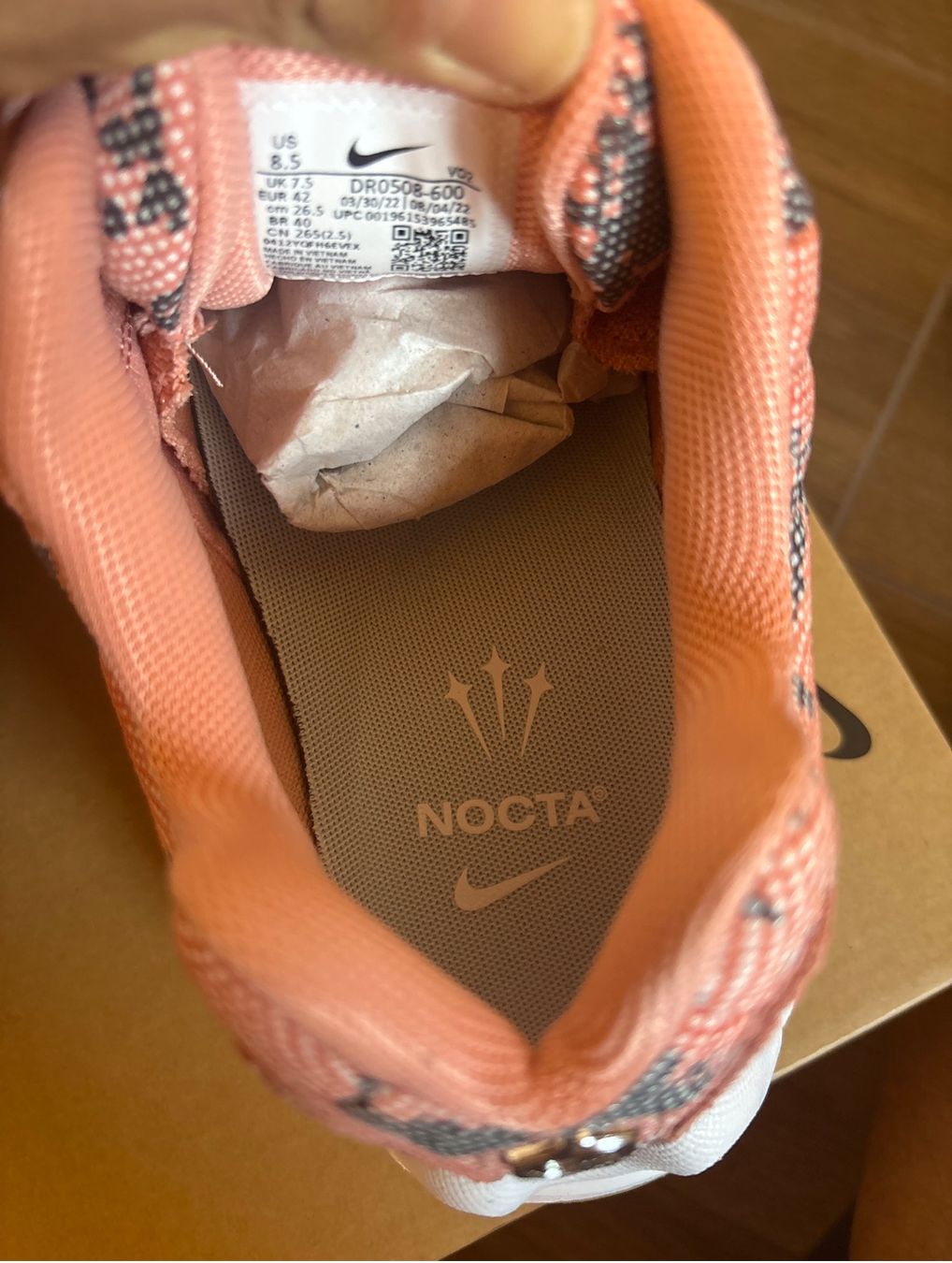 Nike Scarpe da uomo: NIKE HOT STEP AIR TERRA DRAKE NOCTA – Usato da Gnosca venduto da diego.vitalee 4