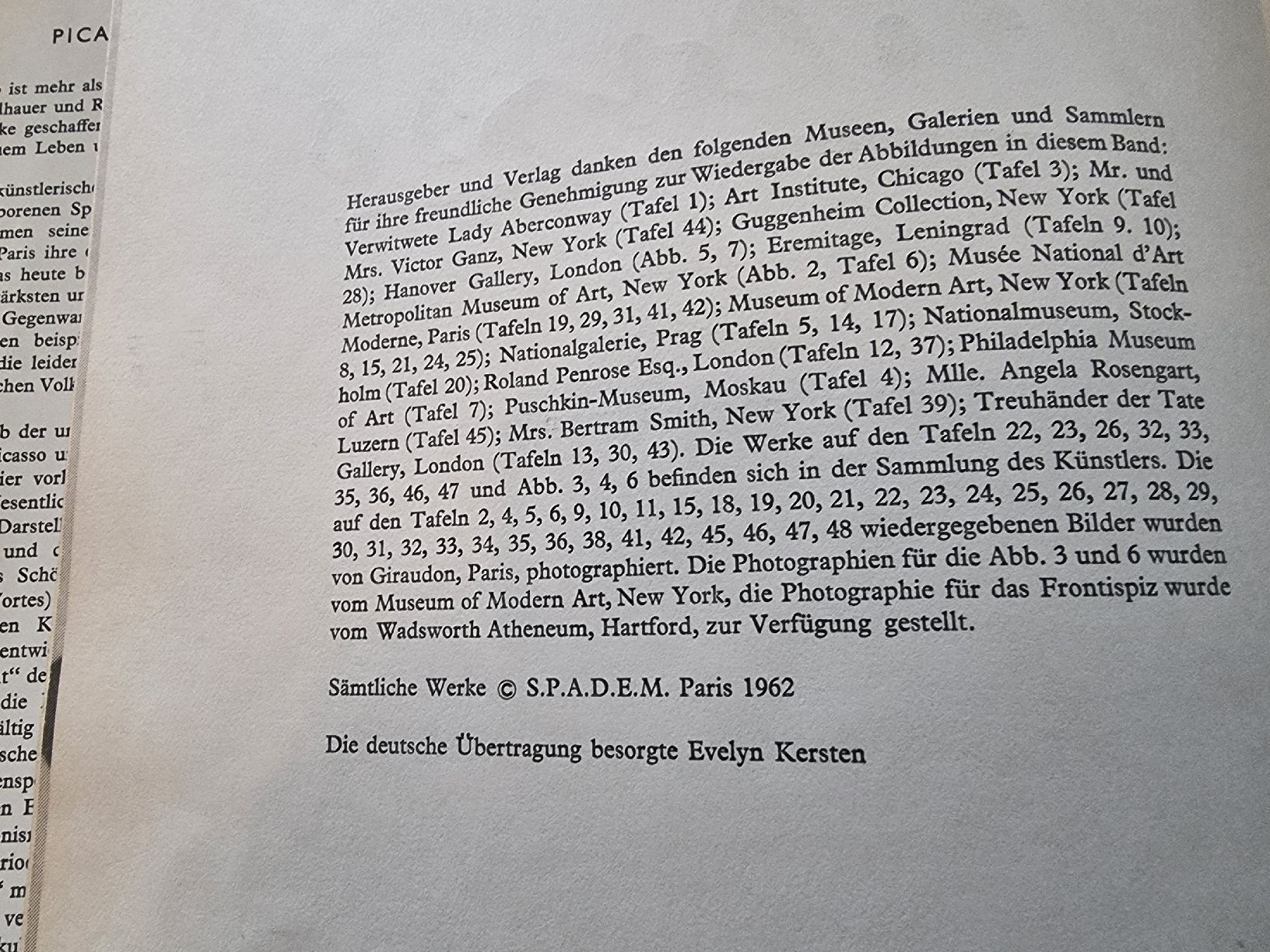 Bücher: Picasso Kunstbuch von 1962 – Gebraucht aus Untersiggenthal von Mando2008 6