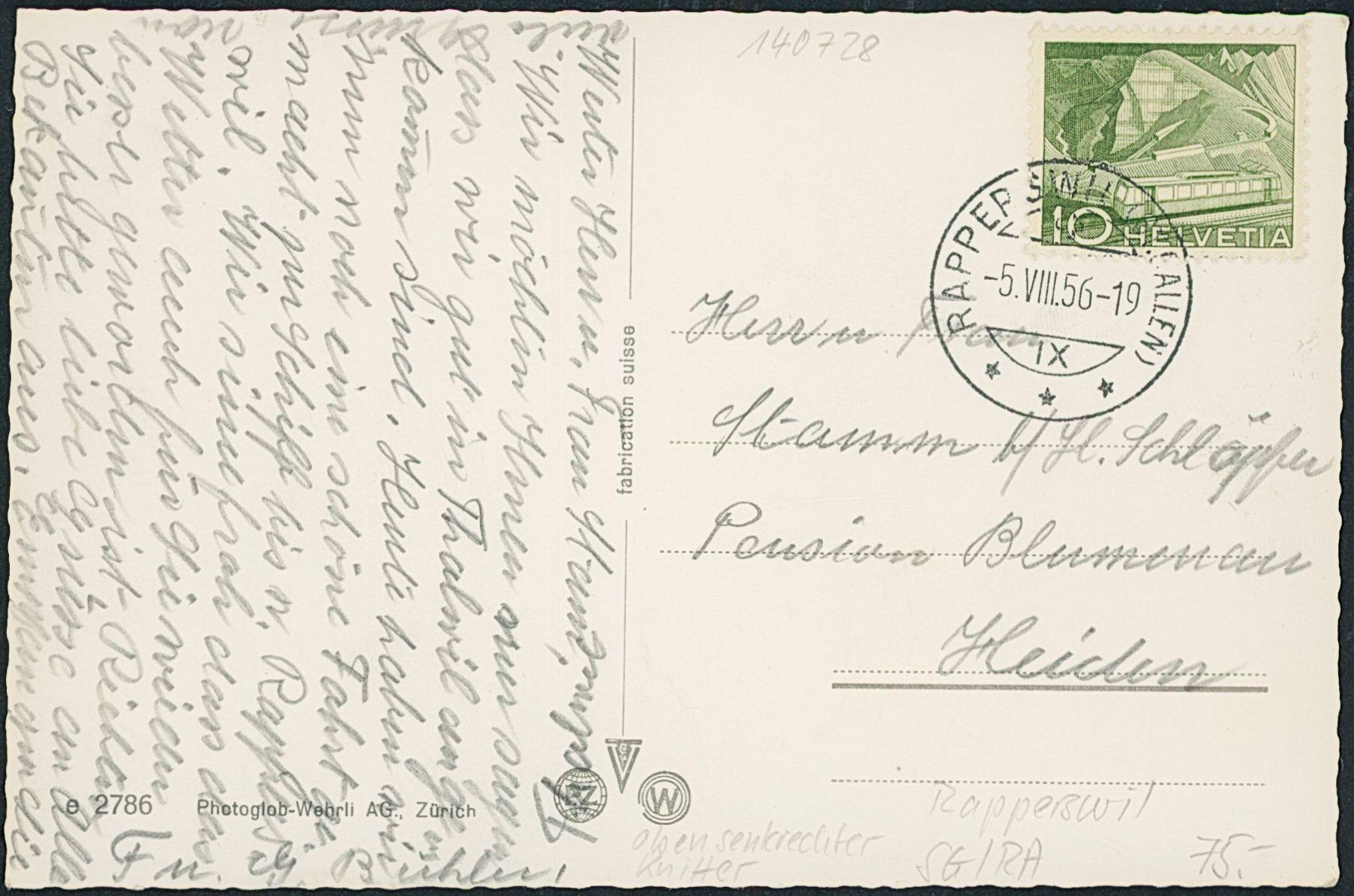 Cartoline postali: SG Rapperswil – Usato da Schindellegi venduto da masutka7 1