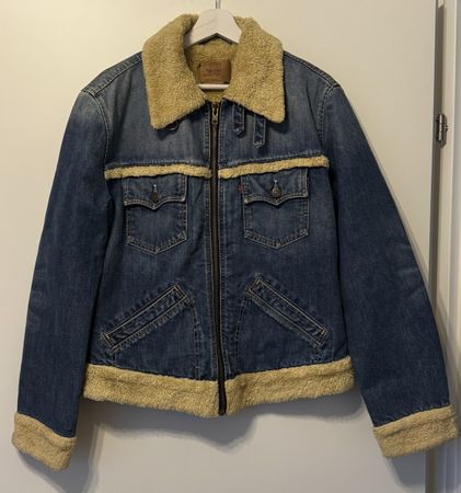 LEVI'S Sherpa Jeansjacke FOR GIRLS Gr. L (XS/S)