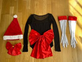 Déguisement Mère Noël / cosplay rouge et noir