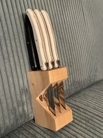 Laguiole Jean Dubost Messerset 6-teilig mit Holzblock