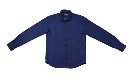 Hemd in Jeansoptik, dunkelblau ThokkThokk Grösse M