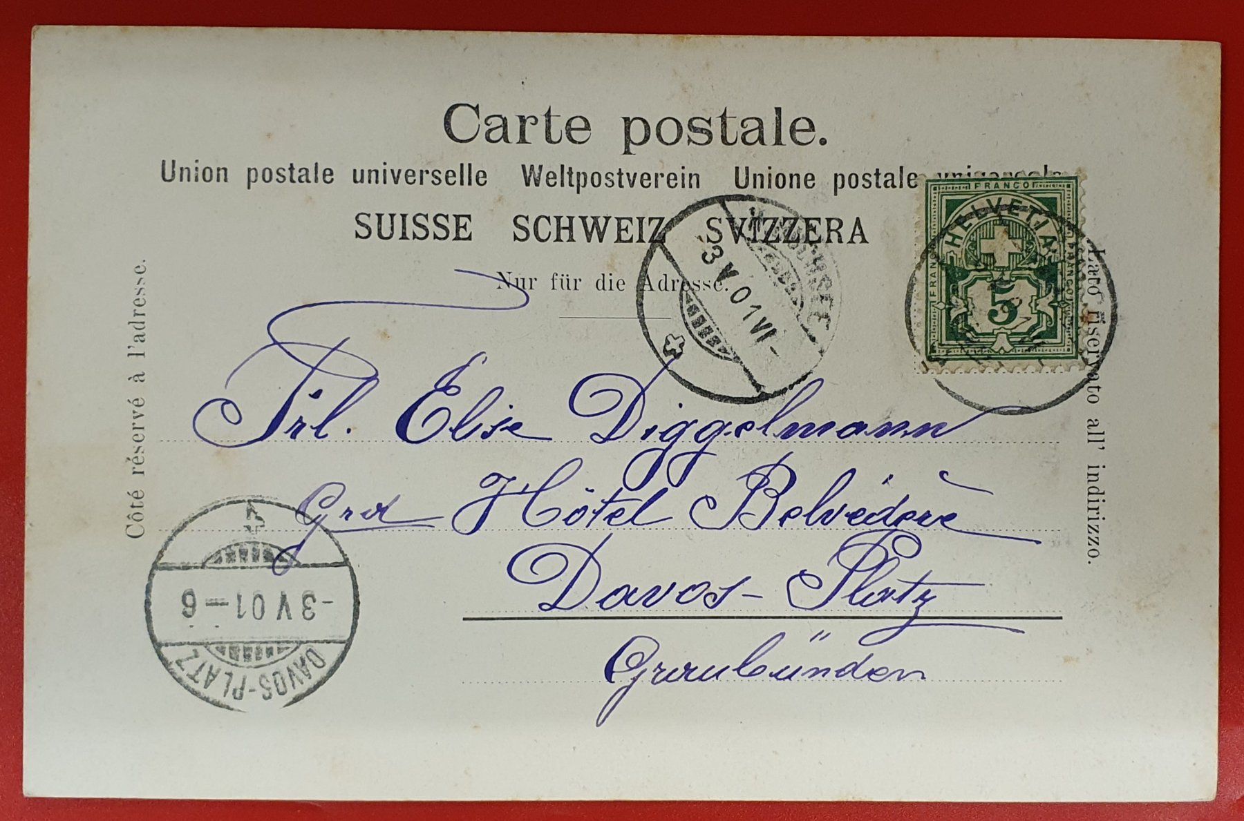 Cartoline postali: Gruss aus Thörigen 1901 – Usato da Kreuzlingen venduto da Rschweiz1 1