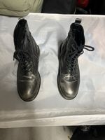 Silberne Winter Boots, Grösse 39. Warm.
