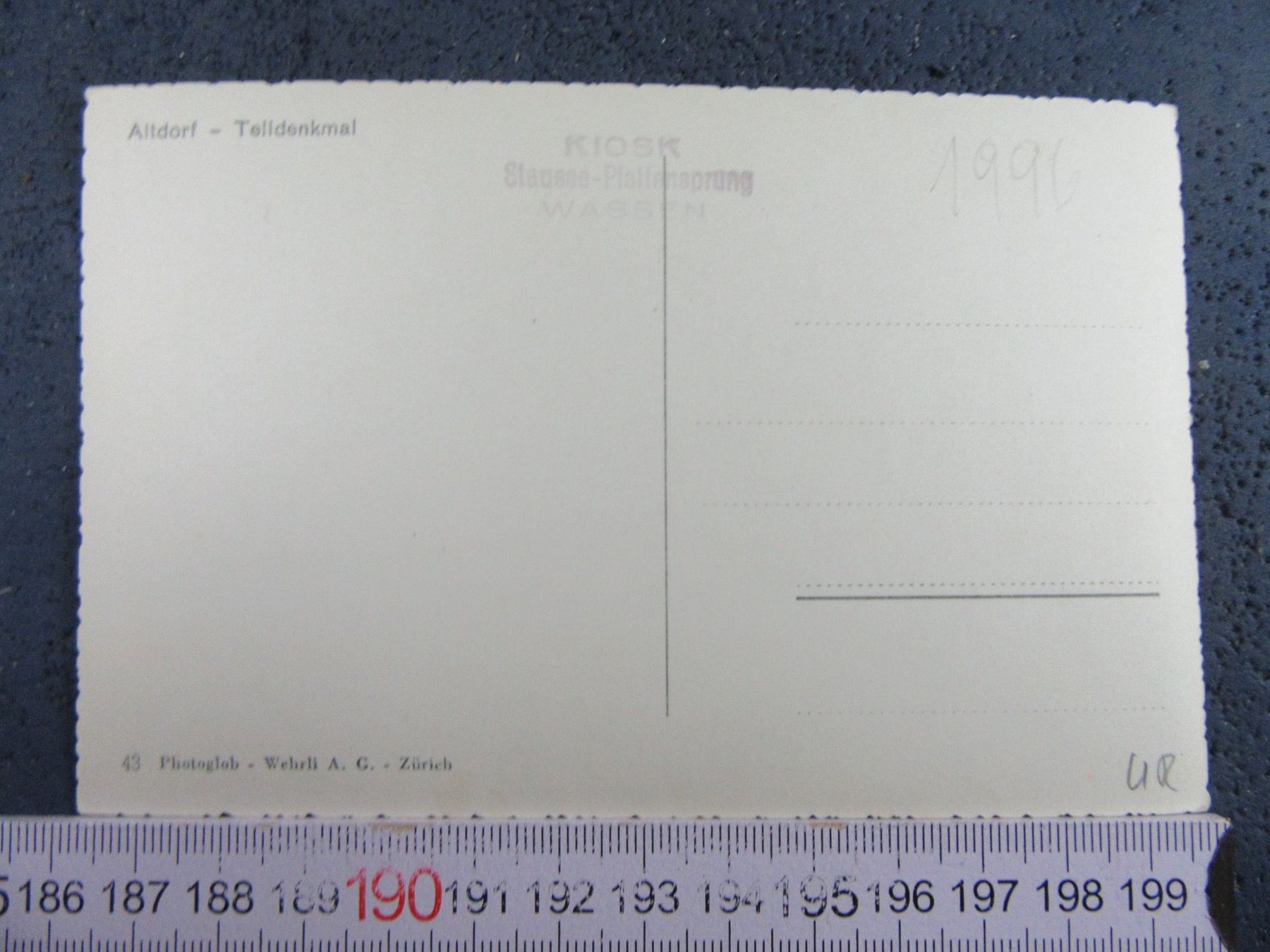 Cartes postales: ALTDORF TELL DENKMAL URI AK – D'occasion à Ettingen par Hausi4711 1