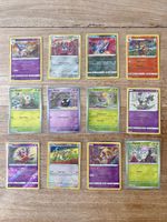 tomokazu komiya SET 3, reverse holo, NM, 12 Stück
